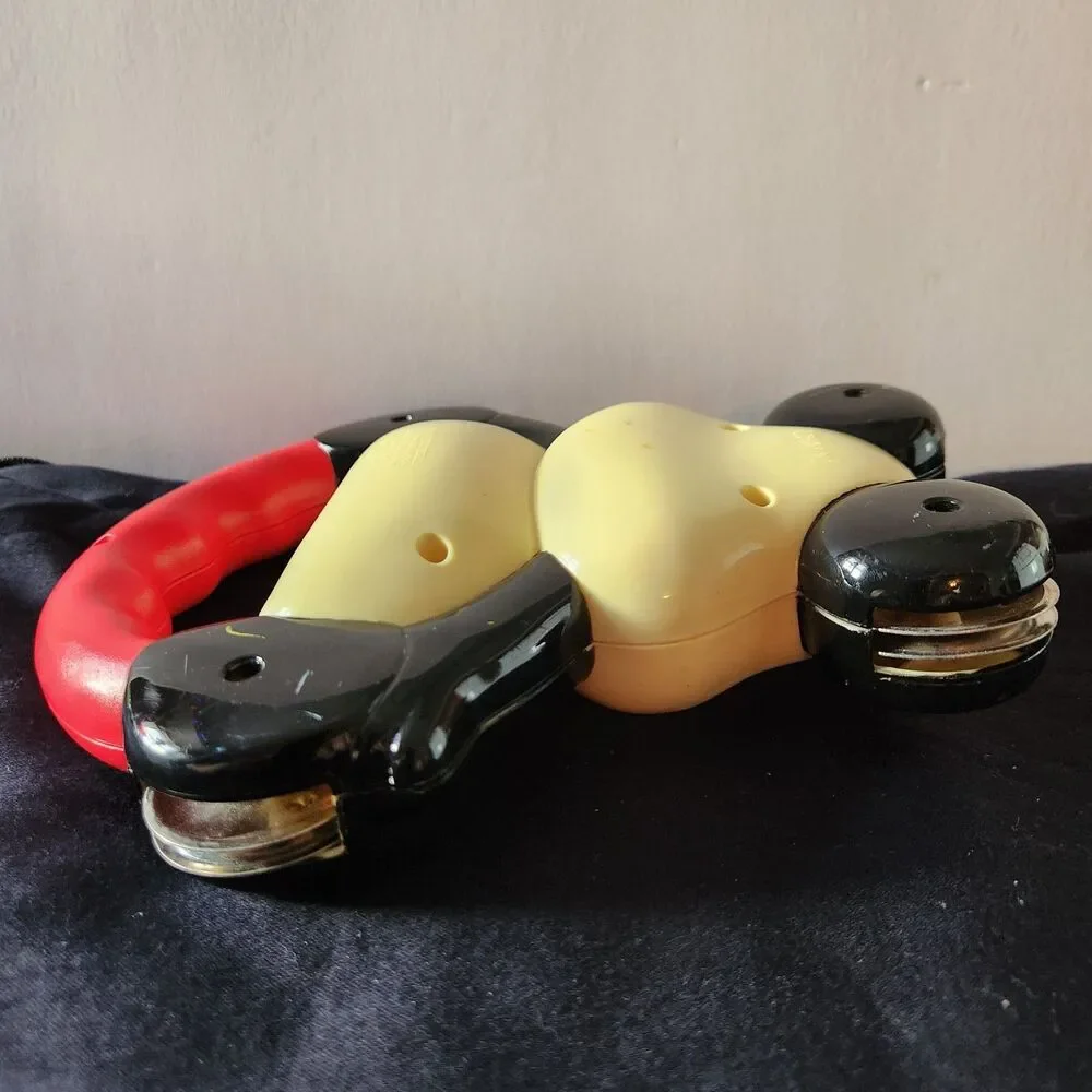 VINTAGE Little Tikes Animal Band panda shaker tambourine